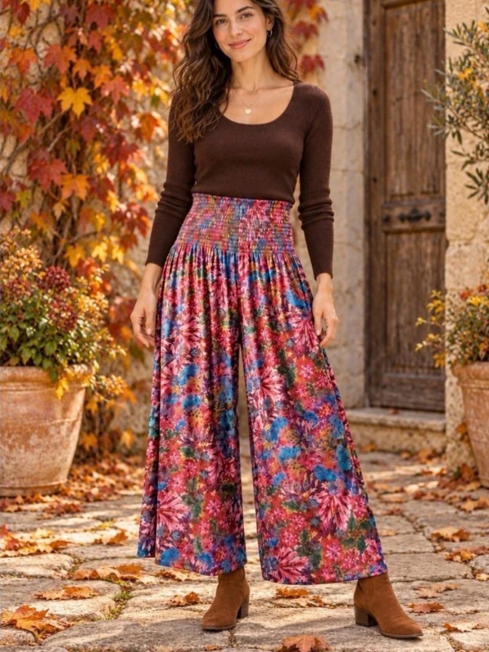 NWT Natural Life | Velvety Palazzo Pants, Small